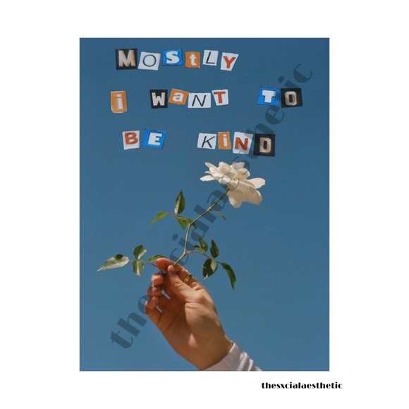 08x10 FRAMED BE KIND - Picture 1 of 1